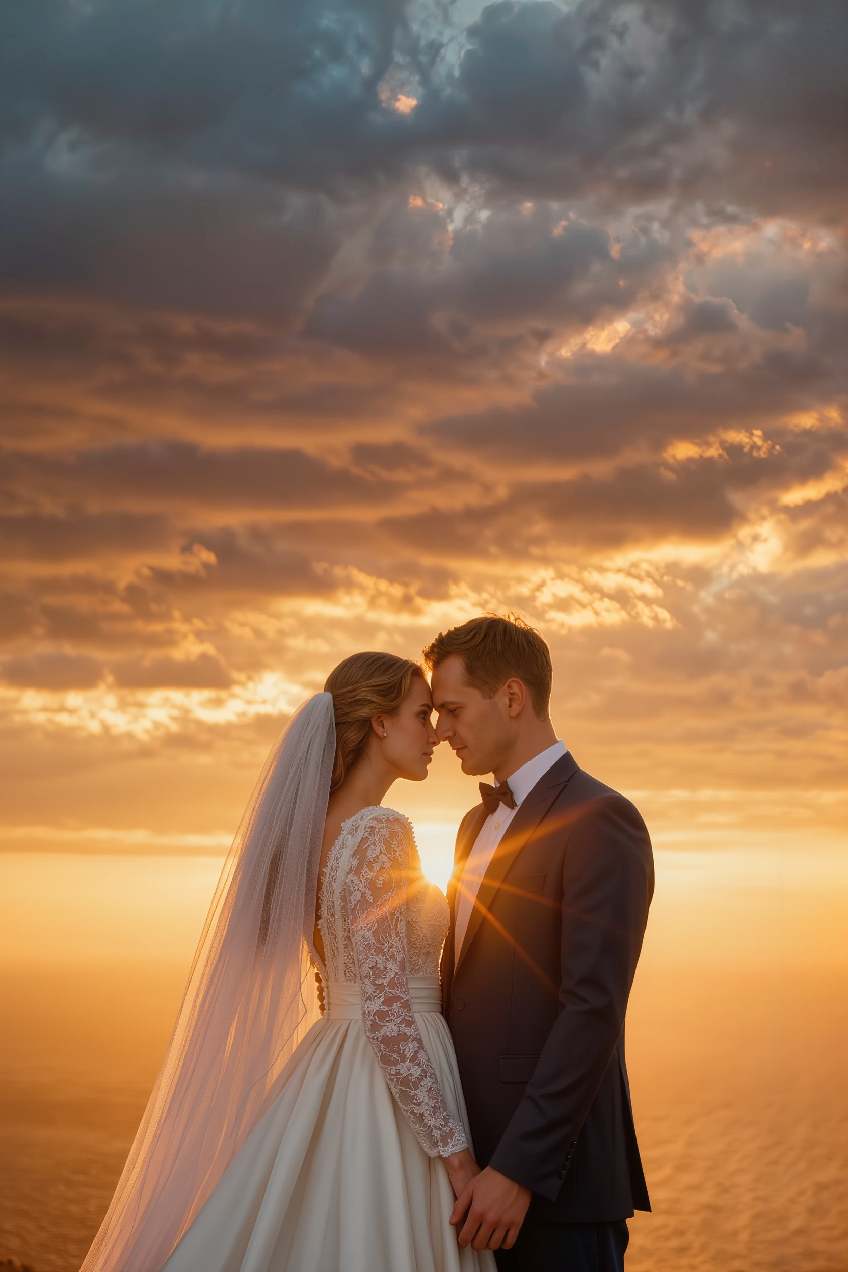 Golden Hour Wedding Preset – Cinematic Sunset Tone