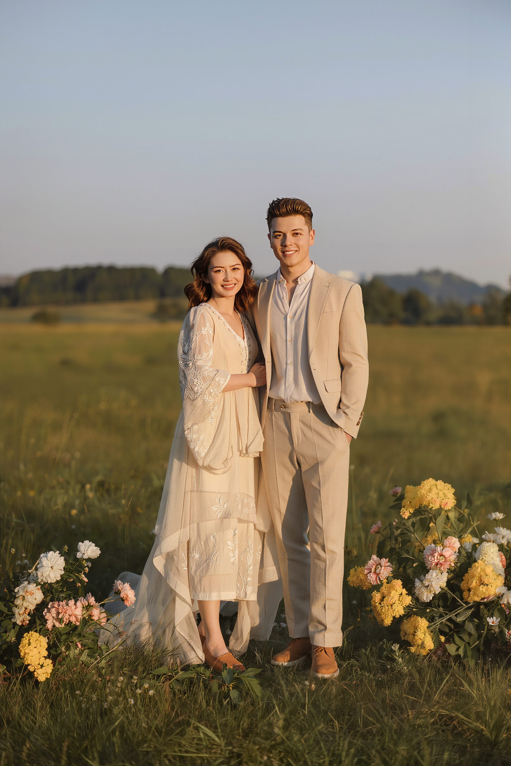 Natural Outdoor Wedding Preset – Soft Boho Tone
