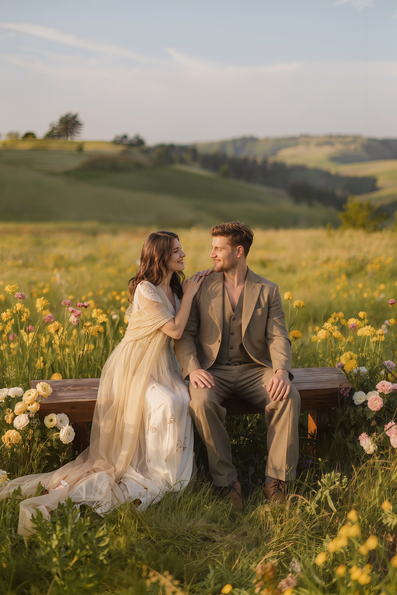 Natural Outdoor Wedding Preset – Soft Boho Tone