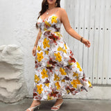Plus Size Printed Maxi Dress