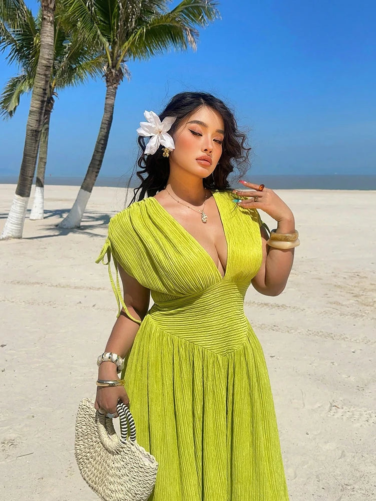 Plus Size Casual Holiday Short Sleeve Dress